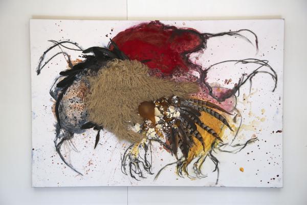 Painting (no title), The Unicorn, The Battery Channel © Koen Vanmechelen, 2020