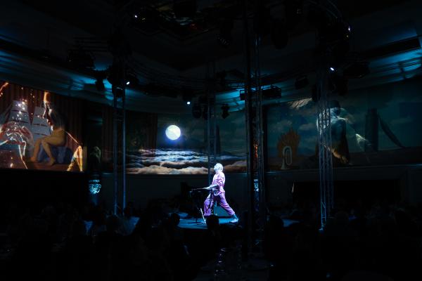 Riders on the Storm, performance, Magritte room © Koen Vanmechelen, 2022, photo by Kris Vervaeke