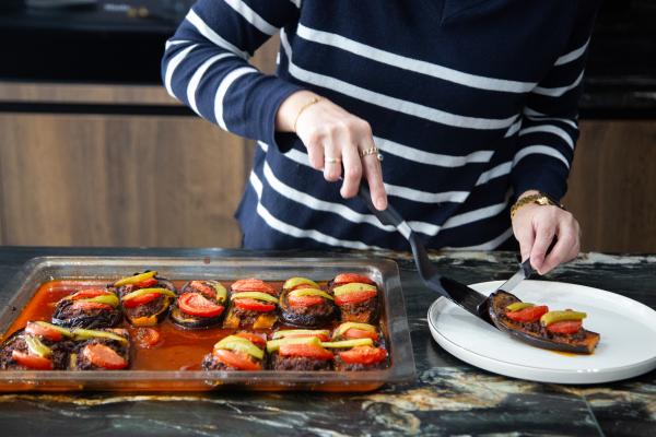 Turkse Gevulde Aubergines van Erkan en Nesniham 