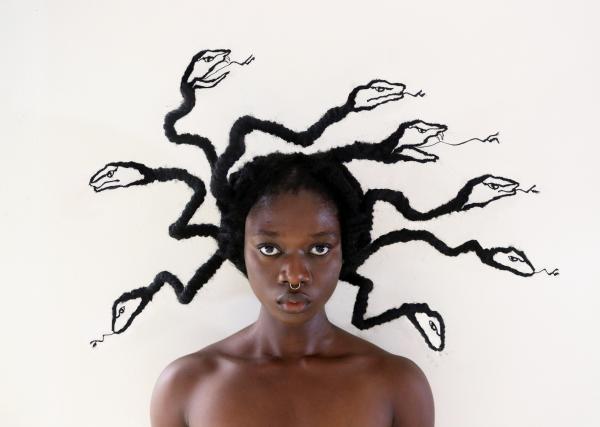 Laetitia Ky, Medusa's Gaze, 2022 © Laetitia Ky Courtesy LIS10