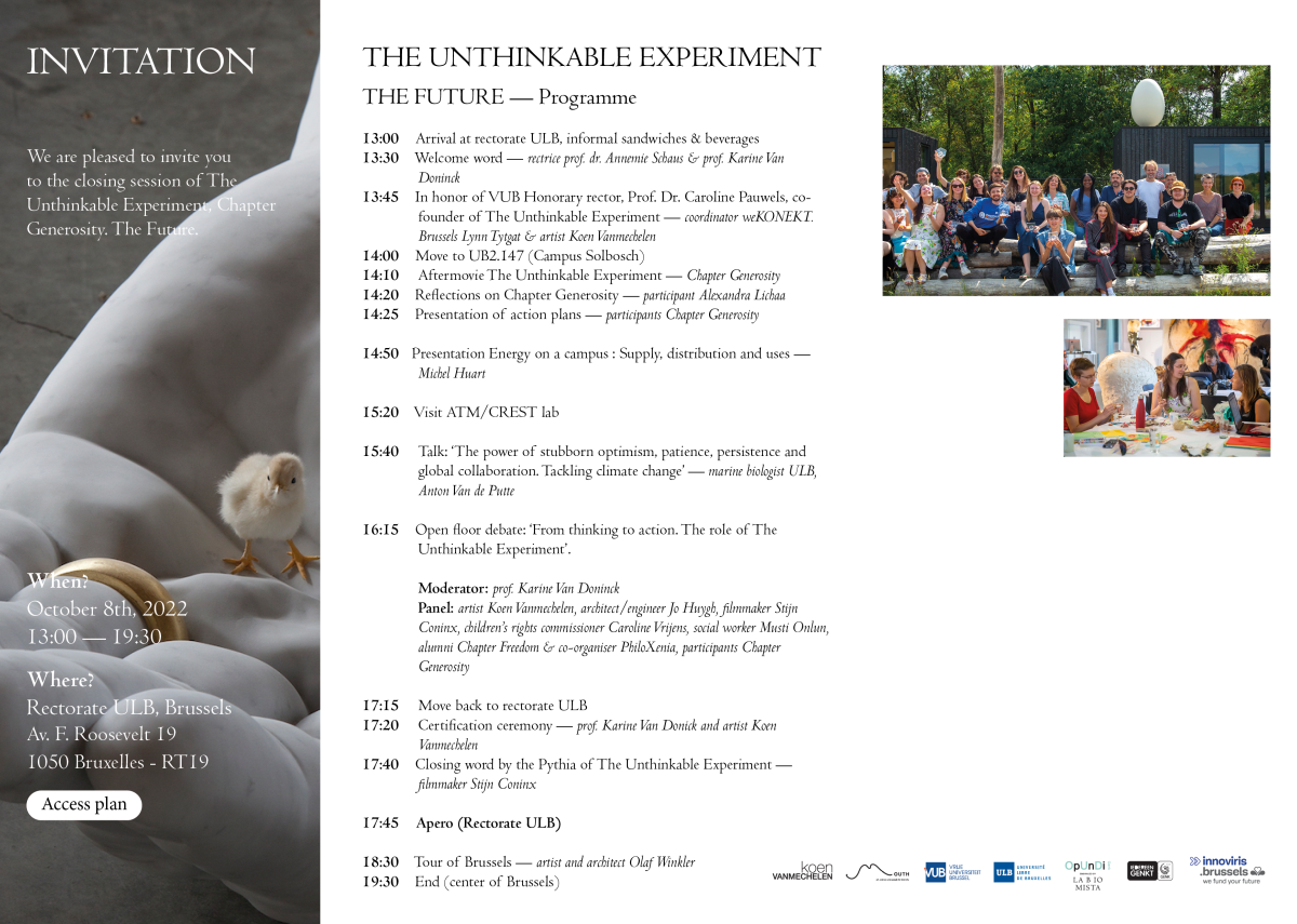 Invitation 8th Oct 2022 ULB Invitation 8th Oct 2022 ULB